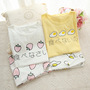 New cute strawberry omelet pajamas home clothing-2