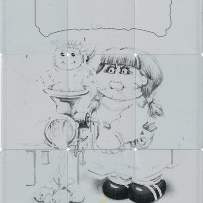 Raggedy annabelle / dolly parting  9 plate puzzle sets
