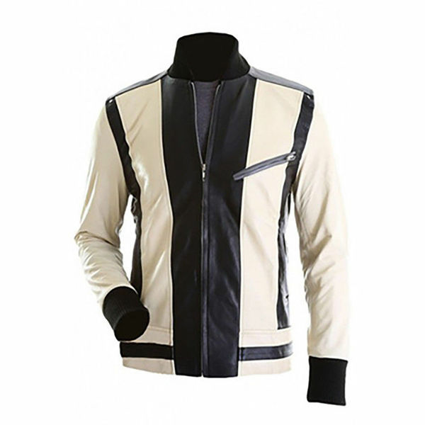 Ferris Bueller's Day Off Genuine Sheepskin Biker Leather Jacket